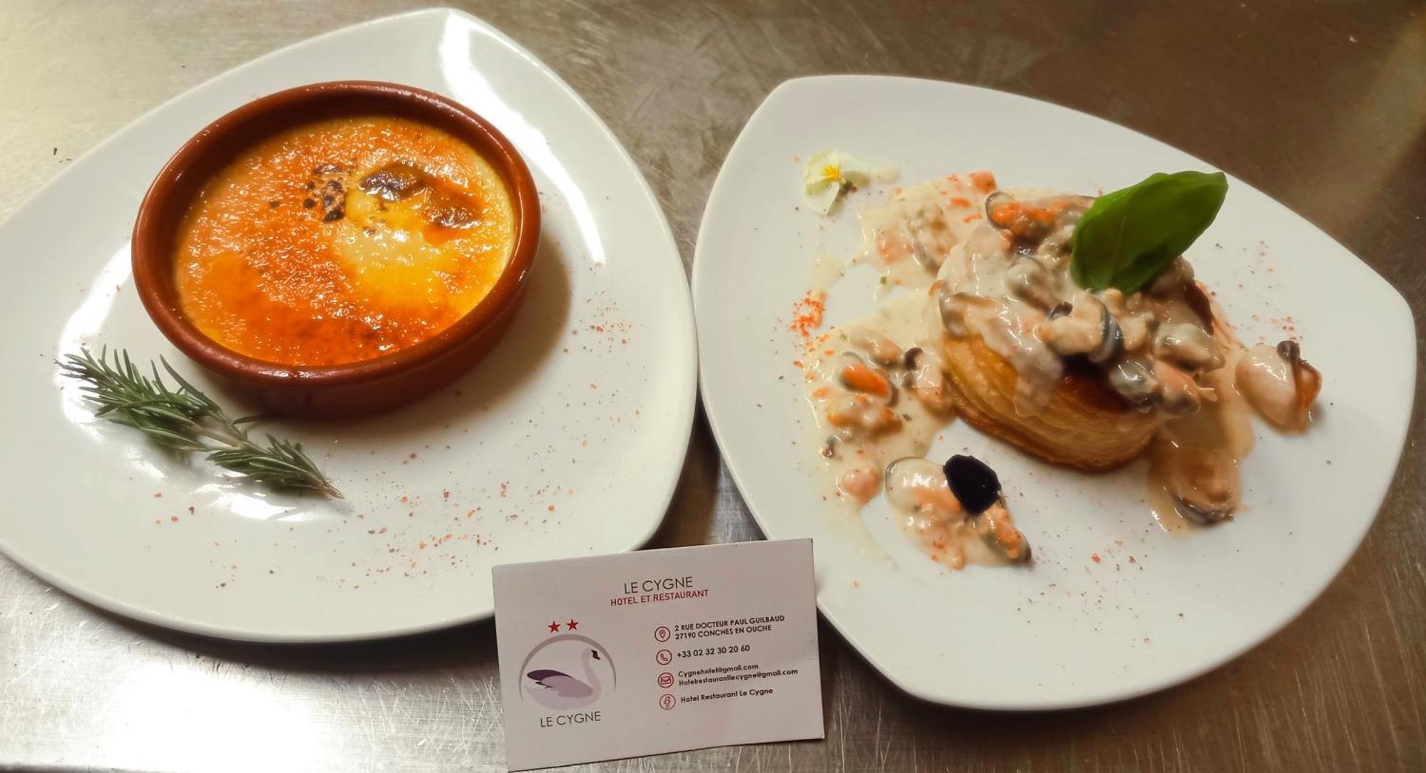 Conches-en-Ouche Hotel Restaurant Le Cygne מראה חיצוני תמונה